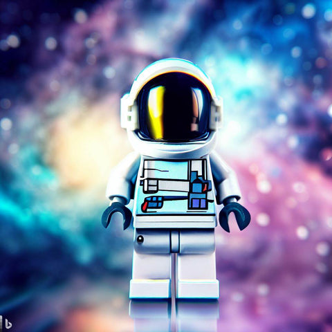 Lego astronaut minifigure