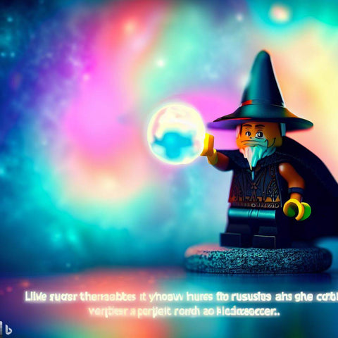 Lego wizard minifigure