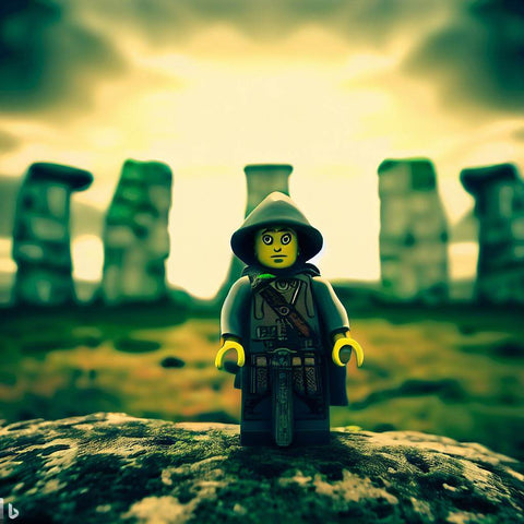 Lego minifigure druid