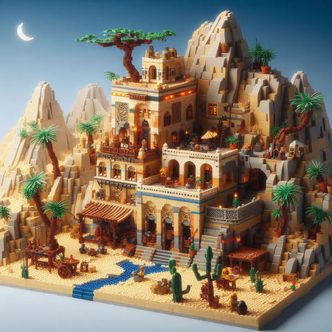 Lego MOC Desert Oasis
