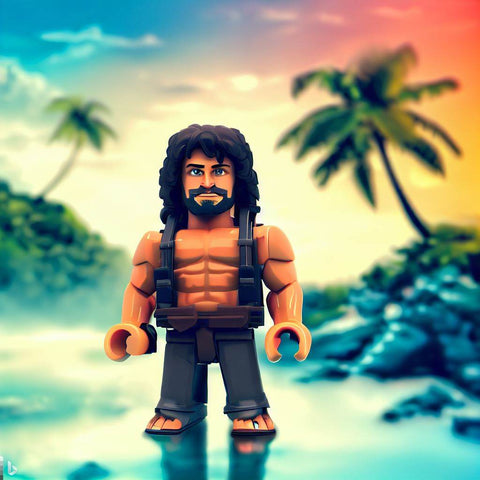 Lego minifigure Rambo