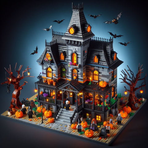 Lego Halloween Haunted House MOC