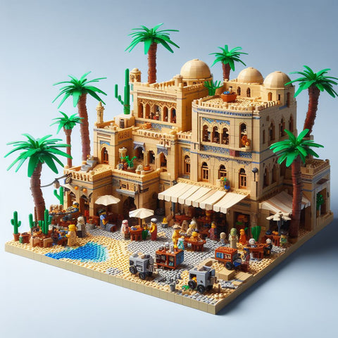 Lego MOC Desert Oasis