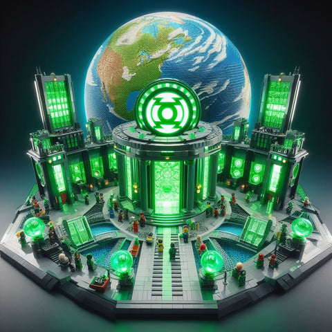 Lego moc Green Lantern