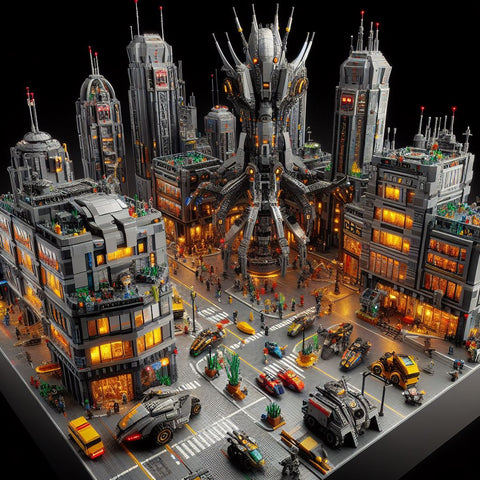 Lego Alien Cityscape MOC