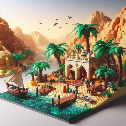 Lego MOC Desert Oasis