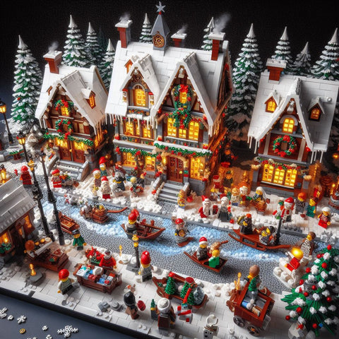 Lego A Christmas Village MOC