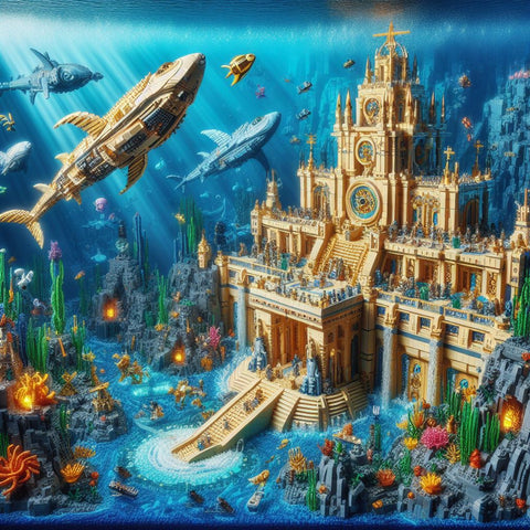 Lego Atlantis Under Siege MOC