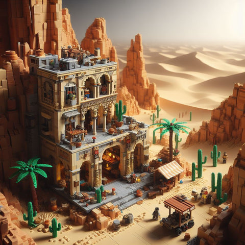 Lego MOC Desert Oasis