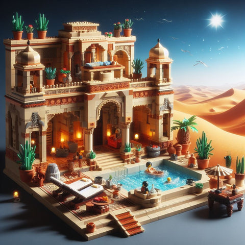 Lego MOC Desert Oasis