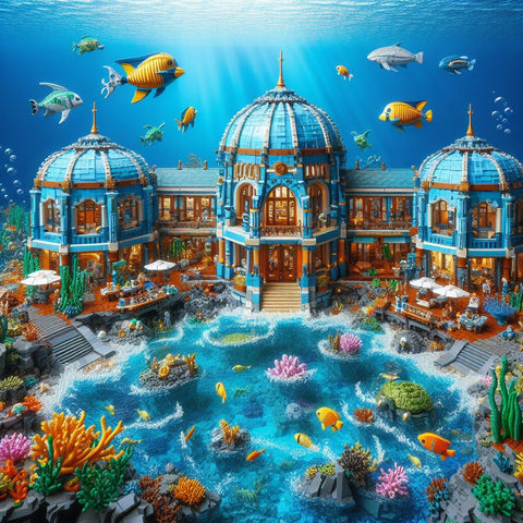 Lego moc Aquaman's Oceanic Wildlife Sanctuary