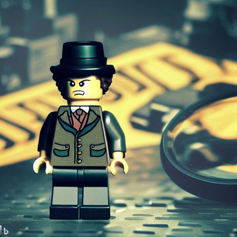 Lego minifigure Sherlock Holmes