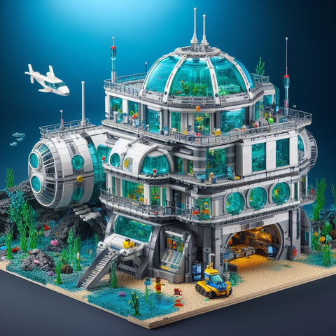 Lego Underwater Research Station MOC