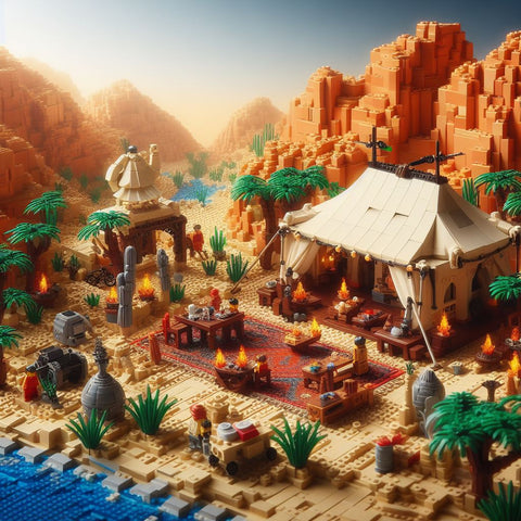 Lego MOC Desert Oasis