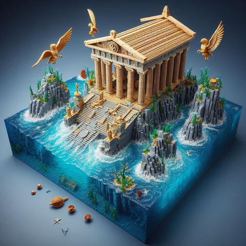 Lego Sunken Temple of Poseidon MOC