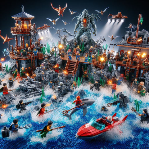 Lego moc Trench Battle Diorama