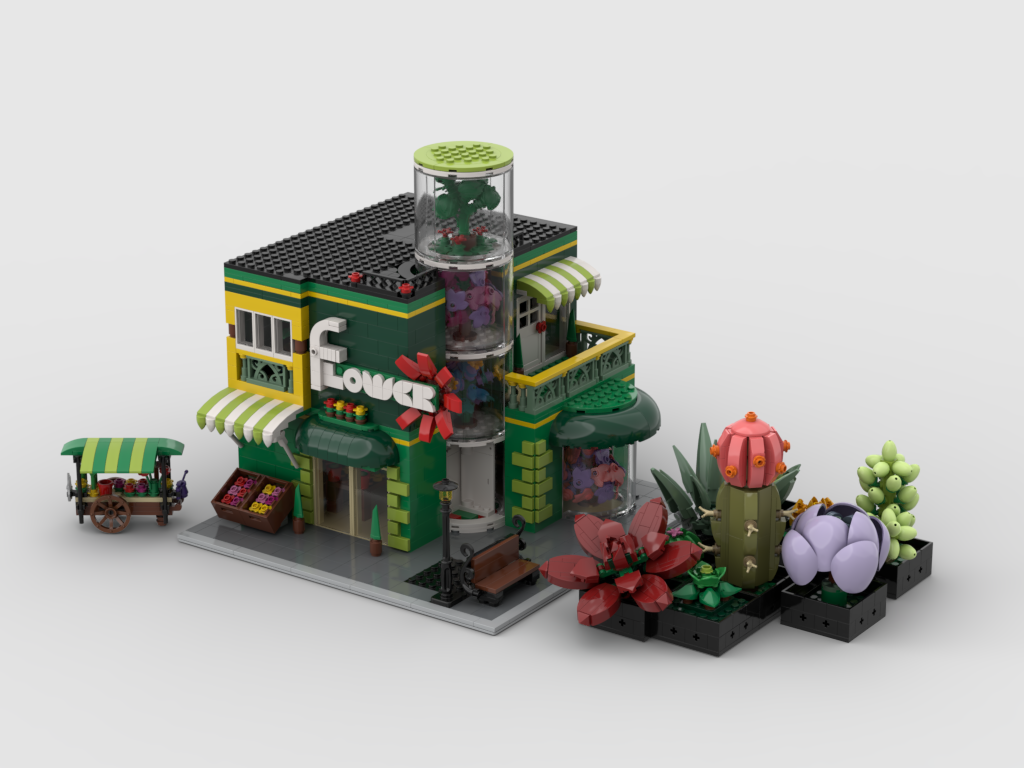 LEGO MOC Louis Vuitton shop (Modular Street) by arjan1982