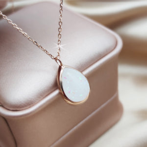 Ariel Gold Teardrop Breastmilk Pendant – Jewelry Memories