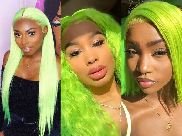 Neon Green Hair