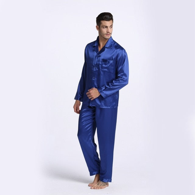 mens satin pajamas