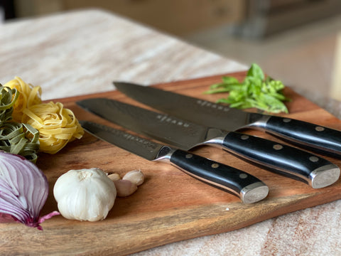 Kizaru Kanji Kitchen Chef Knife Set - 3pcs