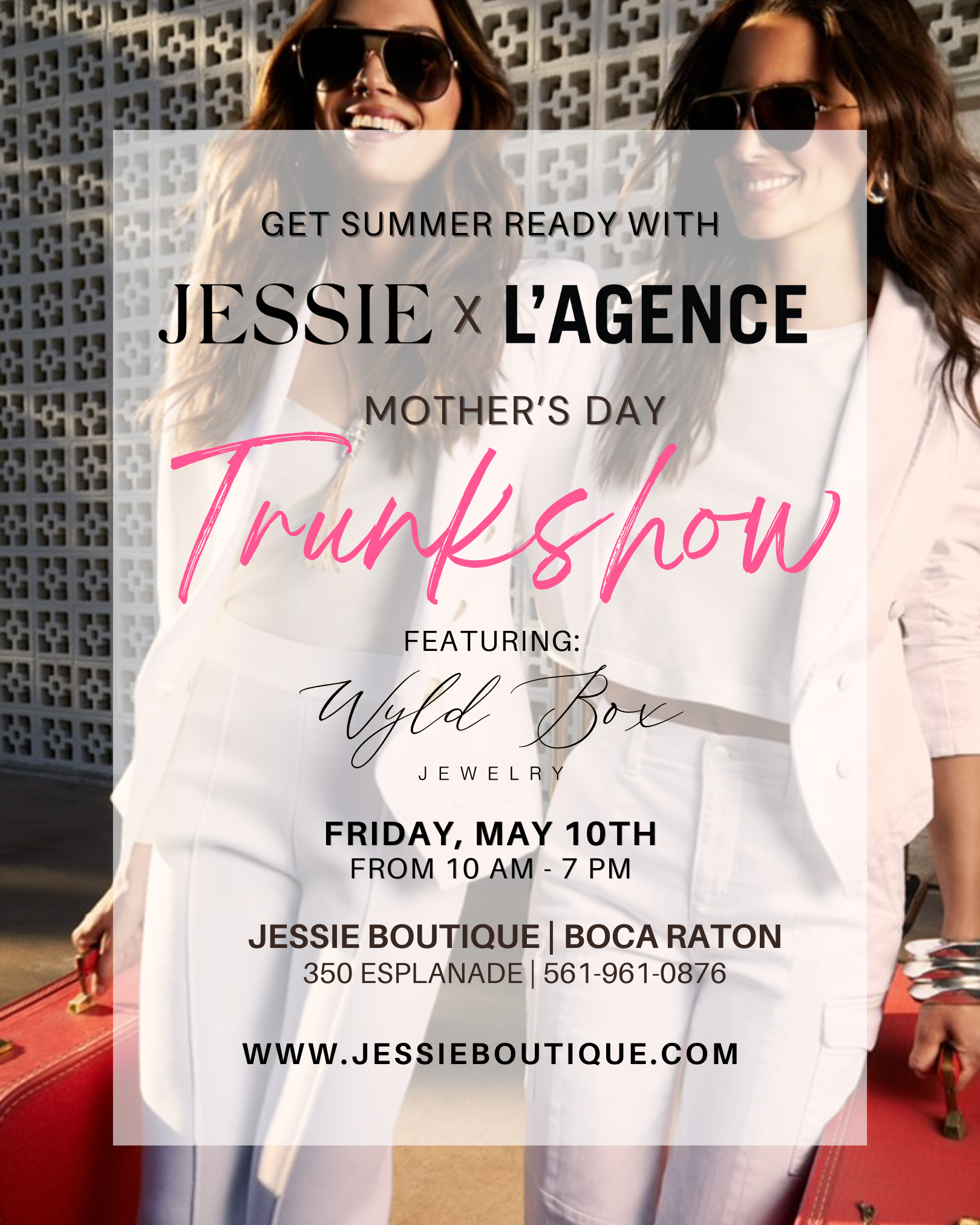 JESSIE X L'AGENCE Mother's Day TrunkShow feat. Wyld box Jewelry for Mother's Day
