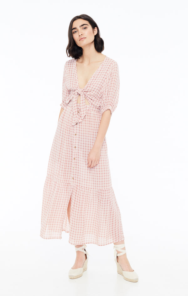 faithfull maple midi dress