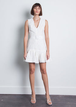 karina grimaldi white dress