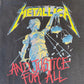 Metallica Justice For All Two Sided XL Album Tee