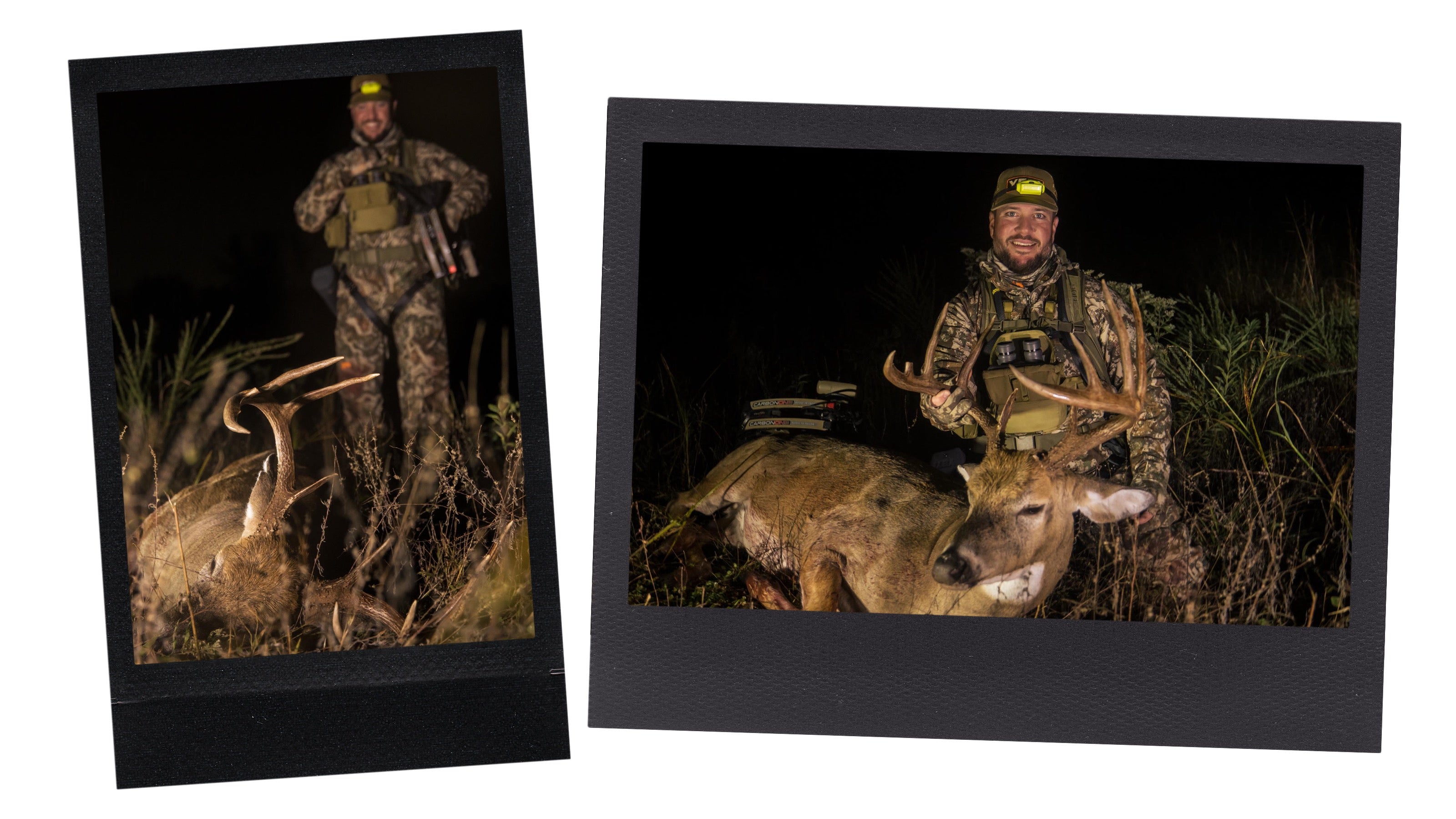 Mike Hunsucker admiring his '23 Missouri whitetail