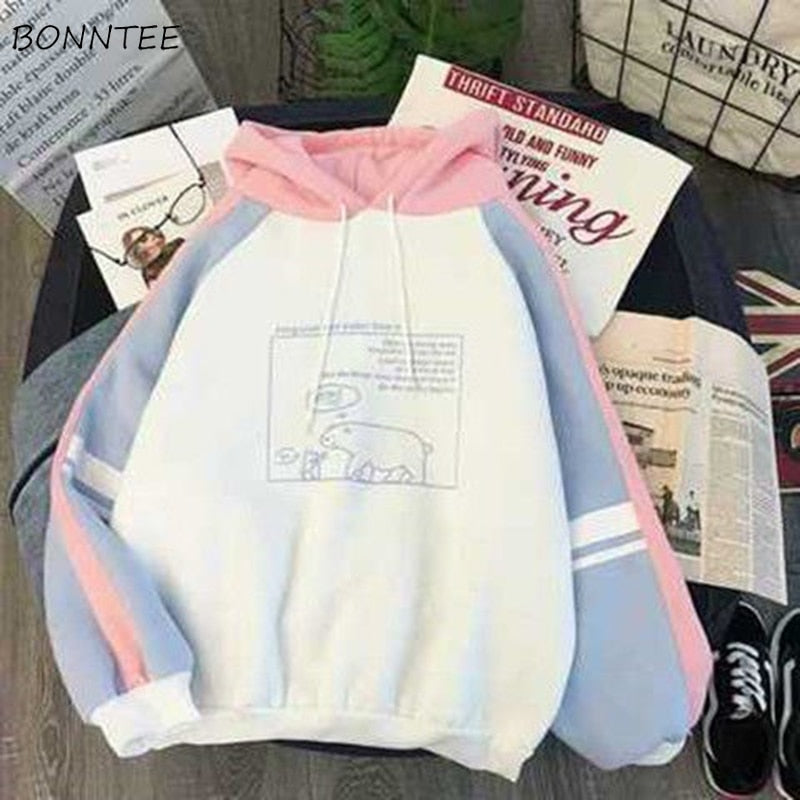 korean style hoodie women's