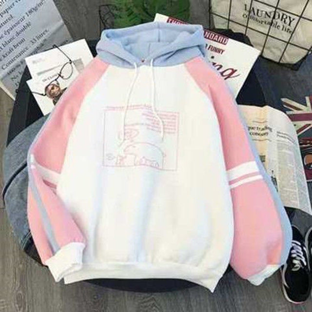 korean style hoodie women's