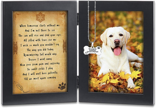 Pet Memorial Picture Frame - When Tomorrow Starts Without Me Loving Po — Pet  Memory Shop