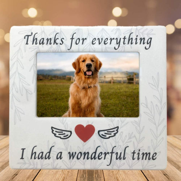 Thanks for Everything Pet Memorial Frame - 4' x 6' Photos