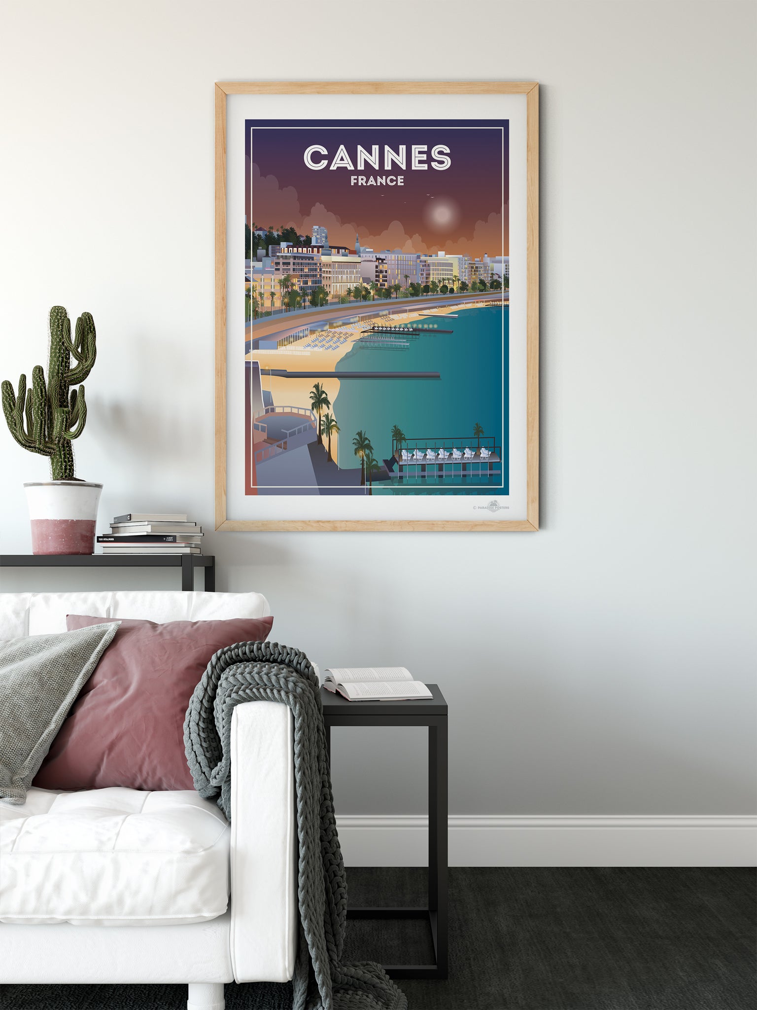 Cannes France poster print – Paradise Posters
