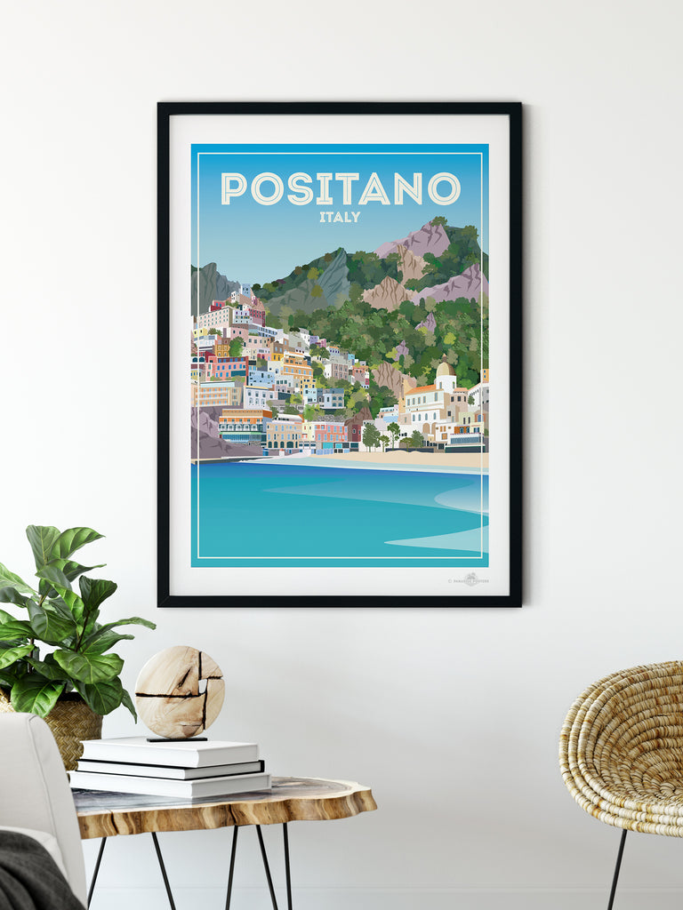 Lake Garda Italy – Paradise Poster Posters Print