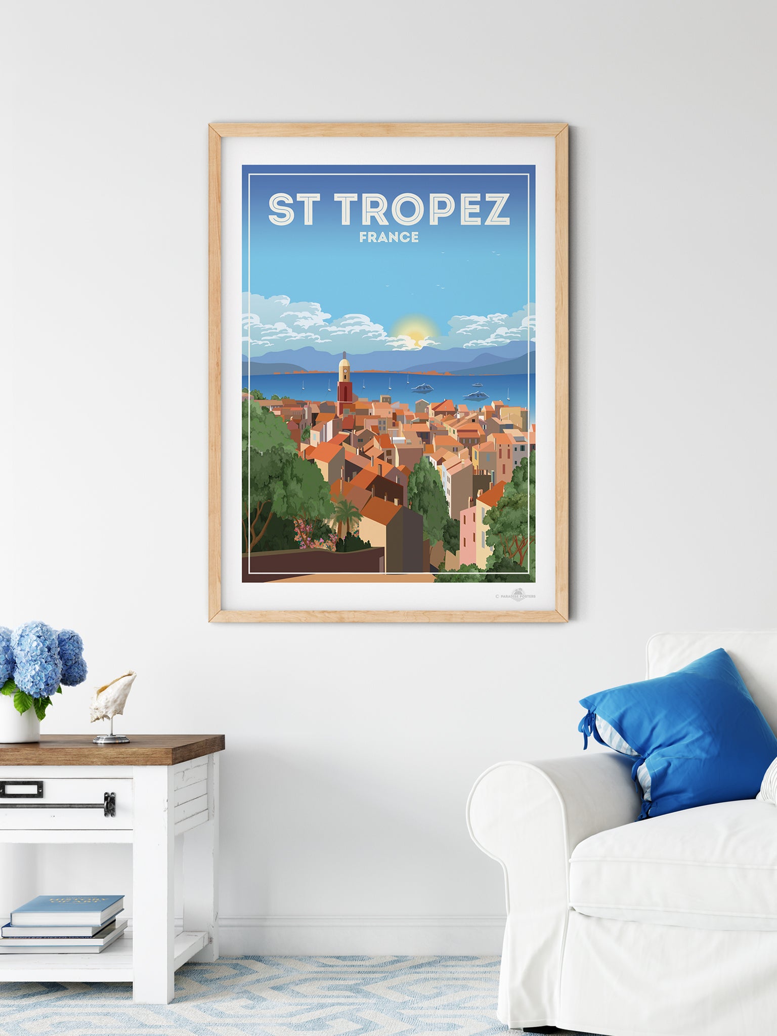 St Tropez France poster print – Paradise Posters