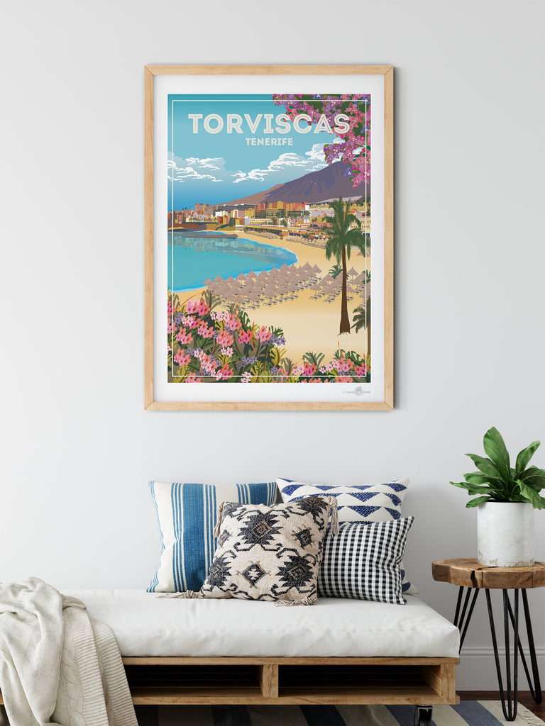 Torviscas Tenerife poster print – Paradise Posters