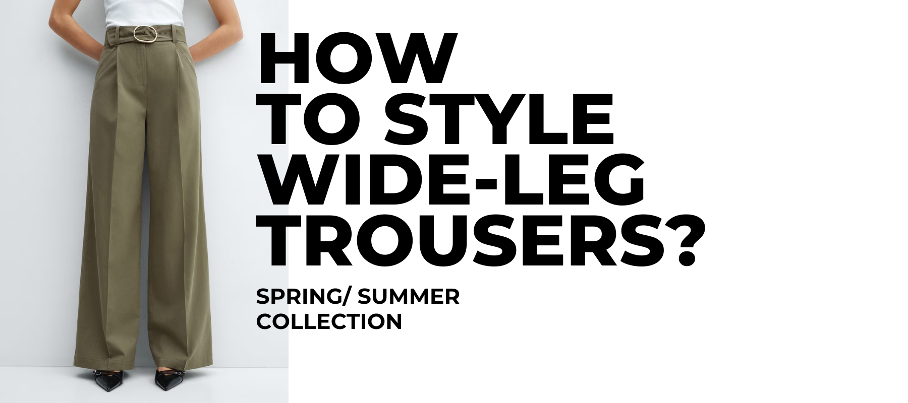 Wide leg trouser styling | What shoes to wear with wide leg trousers