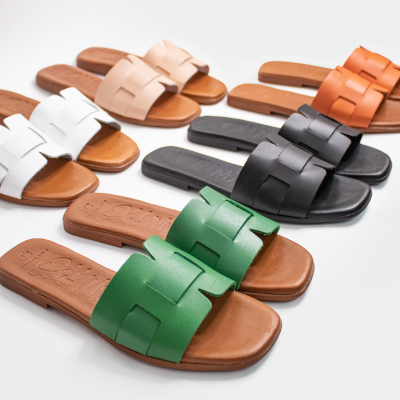 View our range of sliders from spanish brand oh! my sandals