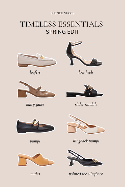Quiet luxury shoes guide | Timeless classic shoes for Women Chart
