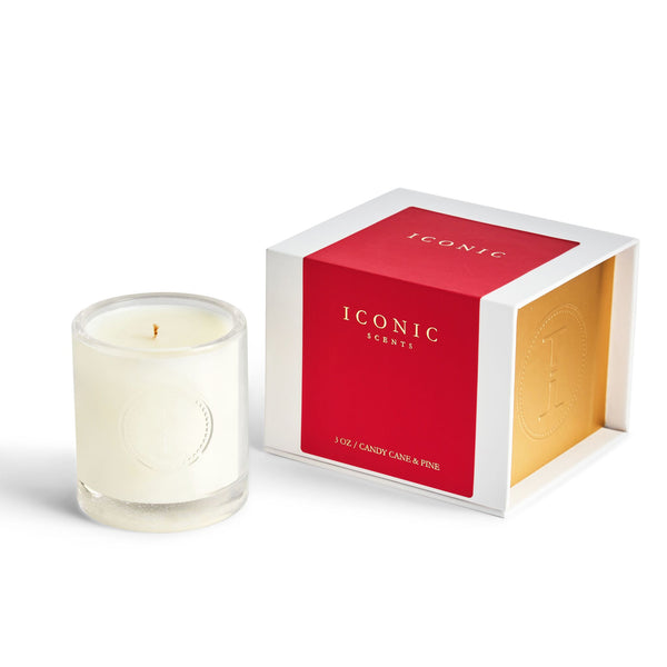 Iconic Scents Candy Cane & Pine Candle