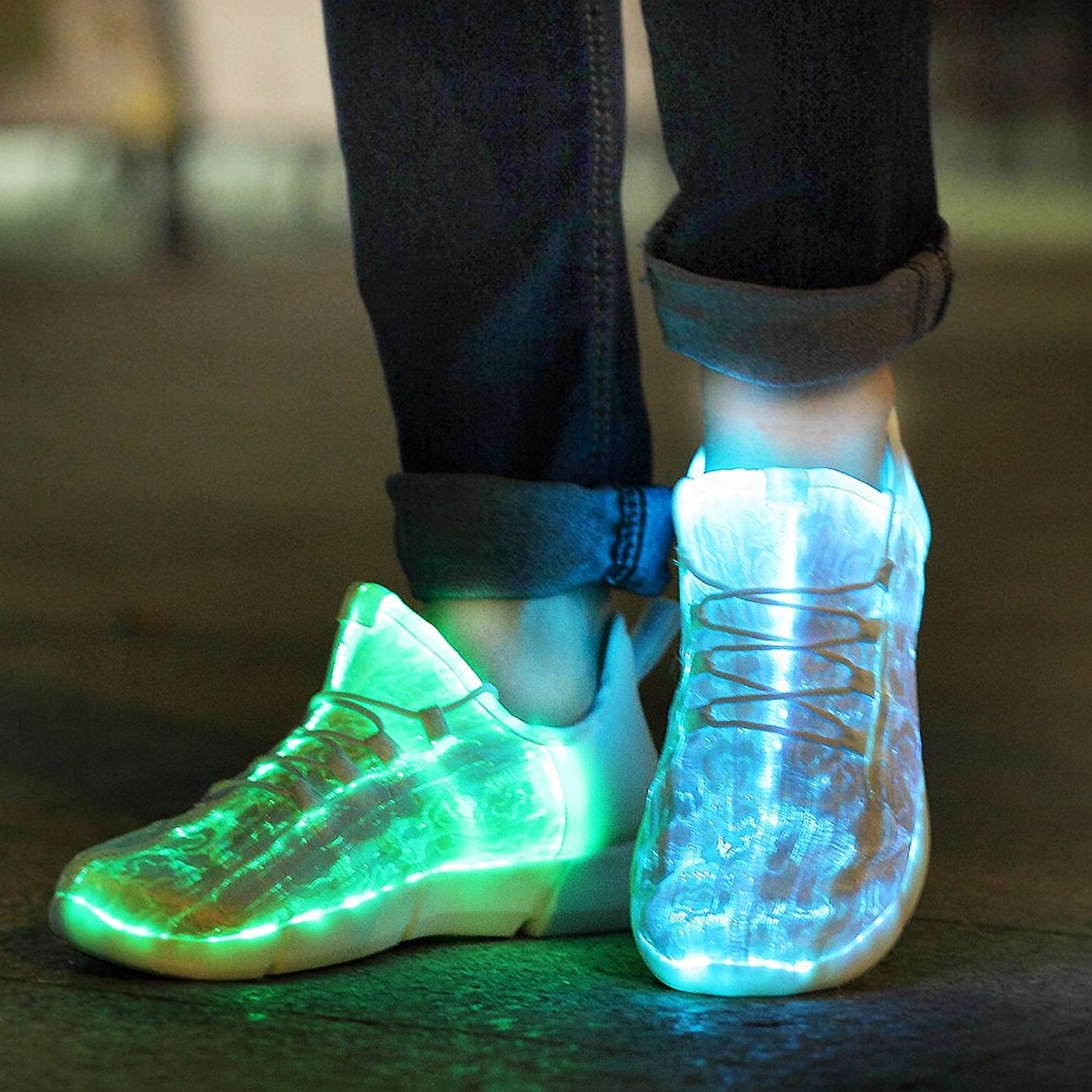 adult men light up shoes