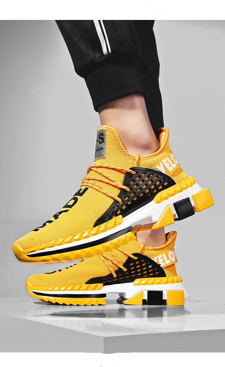 yellow designer shoes