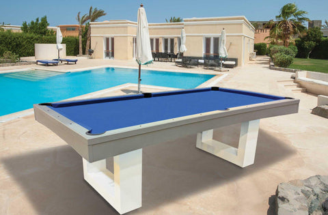 Blatt Billiards Semi Custom Skyline Outdoor Pool Table.