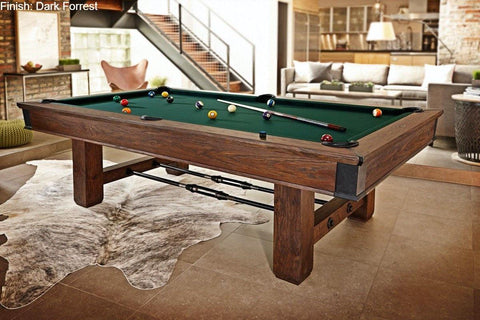 Brunswick Billiards Canton Rustic Pool Tables.
