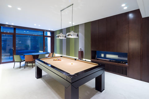 decoration and design in modern recreation room