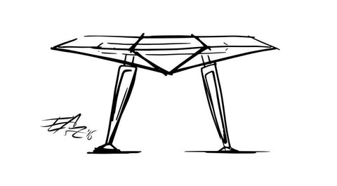 Unootto Poker Table sketch