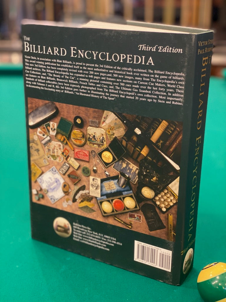 The Billiard Encyclopedia, 3rd Edition - An Illustrated History of the  Sport Hardcover