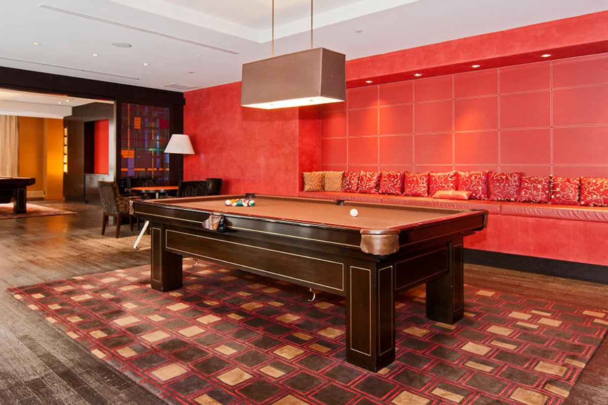 billiards room